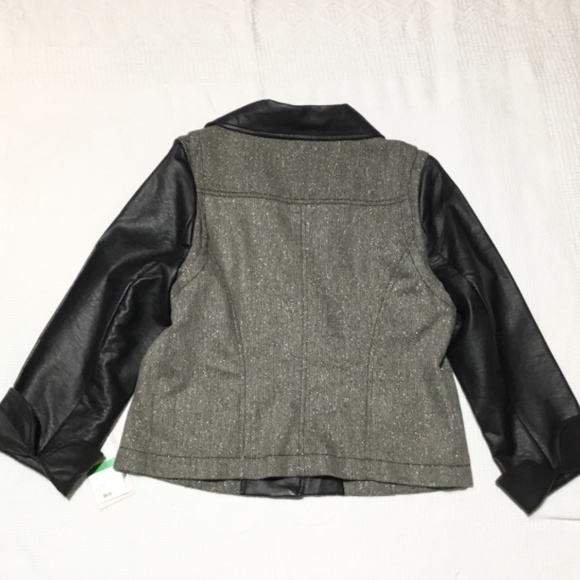 NWT $66.00 Jolt Front Zip Closure Jacket or Blazer Trendy Size L Juniors NEW! - Picture 3 of 7